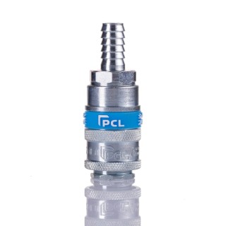 PCL Steel Pneumatic Quick Connect Coupling Male 10mm, Yellow Zinc Passivated Finish AC21T