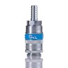 PCL Steel Pneumatic Quick Connect Coupling Male Thread with 8mm Hose Barb Connection AC21S
