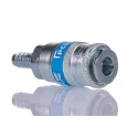 PCL Steel Pneumatic Quick Connect Coupling Male Thread with 8mm Hose Barb Connection AC21S