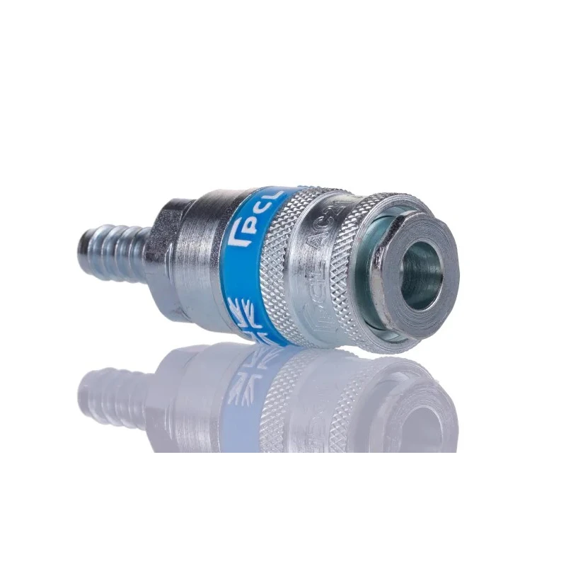 PCL Steel Pneumatic Quick Connect Coupling Male Thread with 8mm Hose Barb Connection AC21S