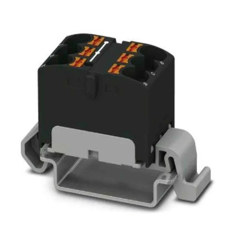 Phoenix Contact Distribution Block, 6 Way, 800 V, 32 A, Polyamide Housing, Push-in Termination, Black 3273672