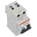 ABB Residual Current Circuit Breaker with Overload Protection, 10A Current Rating, 2-Pole, 30mA Trip Sensitivity, Type DS201