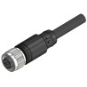 RS PRO 4 Way M12 to Unterminated Cable, 10 m, Polyurethane Jacket, 250V, IP67 Rated 201-7096
