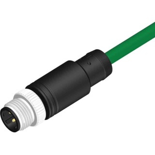 RS PRO Male 4 Way Circular Connector 2 m, 250V, IEC 61076-2-101 Standard, IP67 Rated 201-7102