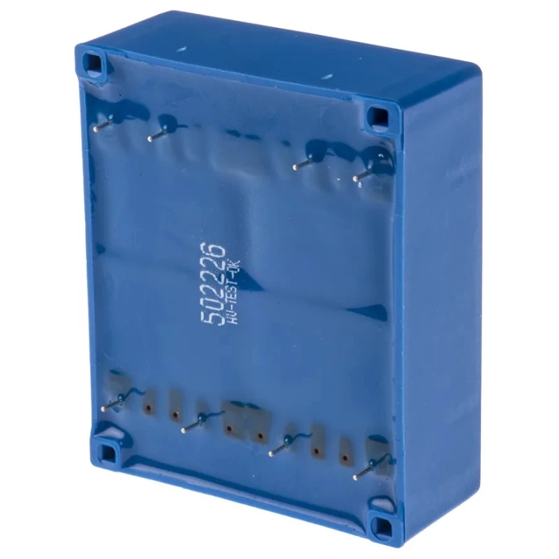 Block 12 V ac 2 Output Pin PCB Transformer, ENEC 10 (VDE), VDE 0570 Teil 2-6, UL 94 V-0, DIN EN 61558-2-1, VDE 0570 FL 10/12