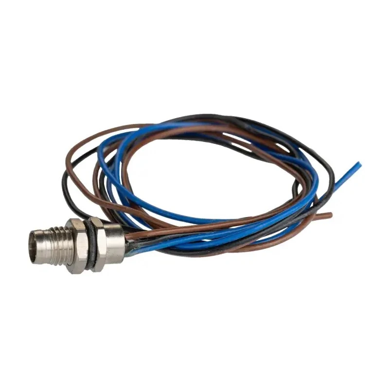 RS PRO Circular Connector, 3 Contacts, Rear Mount, M8 Size, Plug Male, IP67, Brass Housing, Gold Plating 201-7205