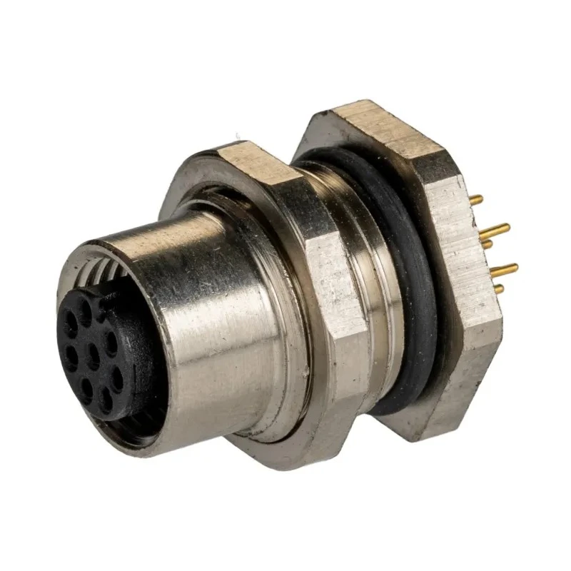 RS PRO Circular Connector Socket, Female, 8 Contacts, Rear Mount, M12 Size, IP67 Rated IP67