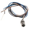 RS PRO Circular Connector, 4 Contacts, Front Mount, M8 Socket Female, IP67, 3A, 30V Threaded, Brass Housing IP67