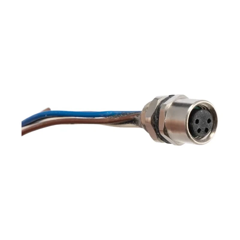 RS PRO Circular Connector, 4 Contacts, Front Mount, M8 Socket Female, IP67, 3A, 30V Threaded, Brass Housing IP67