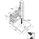 Bosch Rexroth Steel Swivel Arm Supporting Arm 10 mm Groove Size MGE System 3842521970