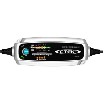 CTEK Advanced Micro-Processor Controlled Automotive Battery Charger 14.4V, 14.7V, 15.8V Lead MXS 5.0 TEST AND CHARGE UK
