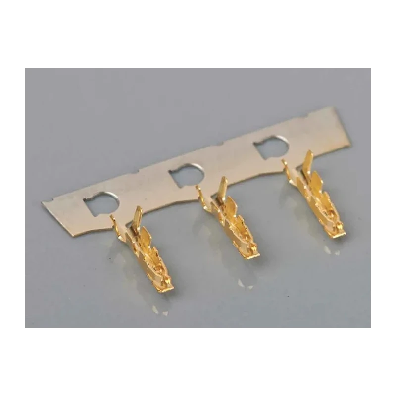 Molex 205342 Series Female Crimp Terminal, Gold Plated Copper Alloy, 6.5A Current, 24-26 AWG Wire 2053425128