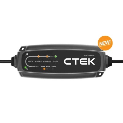 CTEK Automotive 12 V LiFePO4 Battery Charger, 14.2V 14.4V 15.8V Output, 2.3 A, 36 W, UK Plug CT5 POWERSPORT UK