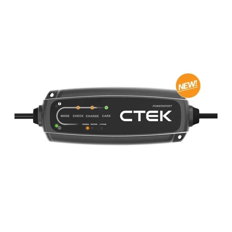 CTEK Automotive 12 V LiFePO4 Battery Charger, 14.2V 14.4V 15.8V Output, 2.3 A, 36 W, UK Plug CT5 POWERSPORT UK