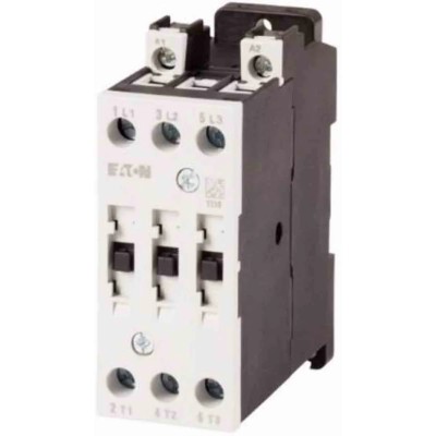 Eaton Motor Control Contactor DILMT7, 24V DC Coil, 3-Pole, 17A, 7.5 kW, 660V, Screw Terminals DILMT7