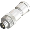 RS PRO Circular Connector, 4 Contacts, Screw Mount, M12 Size, Plug Male, IP67 Rated 201-7153