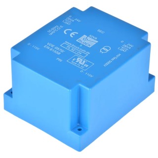 Block PCB Transformer 24 V ac Dual Primary Dual Secondary 52 VA Through Hole Mount FL 52/24