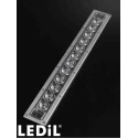 Ledil VIOLET-12X1 Series 12-Way Rectangular Silicone LED Lens 20° Viewing Angle FN17294_VIOLET-12X1-S