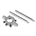EVENTUS 8-Piece Round HSS Cutting Die Set M3 - M12, Slotted Closed Dies for Metric ISO Thread DIN 13 Tolerance 6G 4470418