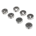EVENTUS 8-Piece Round HSS Cutting Die Set M3 - M12, Slotted Closed Dies for Metric ISO Thread DIN 13 Tolerance 6G 4470418