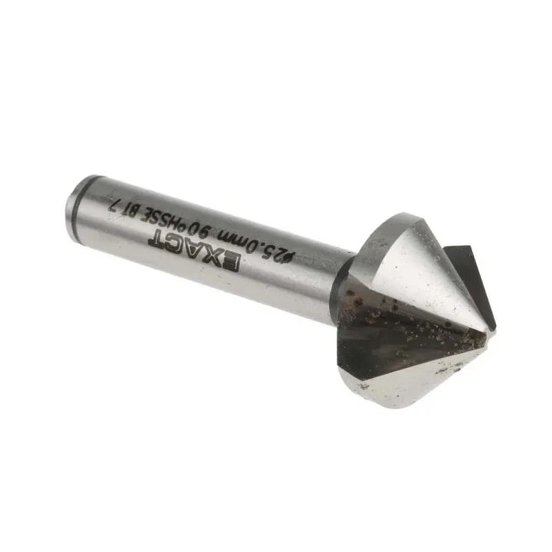 EXACT High Speed Steel-E Drill Bit 25 mm Head Diameter 3 Flute(s) 90° Countersink Angle 67 mm Overall Length 10 mm 4405722
