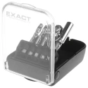 EXACT 11-Piece High Speed Steel Twist Drill Bit Set for Metal, 2.5 mm to 10.2 mm Sizes 4450907