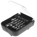 EXACT 11-Piece High Speed Steel Twist Drill Bit Set for Metal, 2.5 mm to 10.2 mm Sizes 4450907
