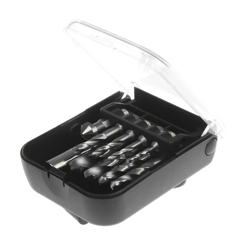 EXACT 11-Piece High Speed Steel Twist Drill Bit Set for Metal, 2.5 mm to 10.2 mm Sizes 4450907
