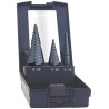 EXACT 3-Piece Step Drill Bit Set for Metal, 4 mm to 30 mm High Speed Steel 4450070