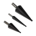 EXACT Drill Bit Set 3-Piece High Speed Steel Step Drill Bits 4 mm Min, 30 mm Max 4450071