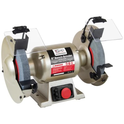 SIP Professional Bench Grinder 203.2 mm Wheel Diameter 230V 550W Motor Power Model 7628