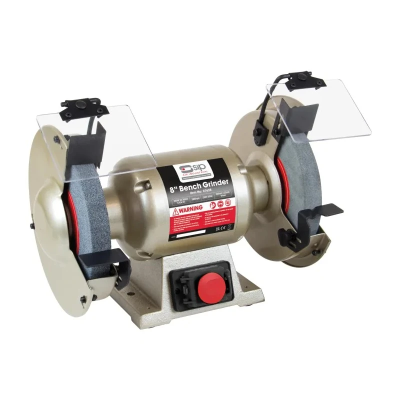 SIP Professional Bench Grinder 203.2 mm Wheel Diameter 230V 550W Motor Power Model 7628