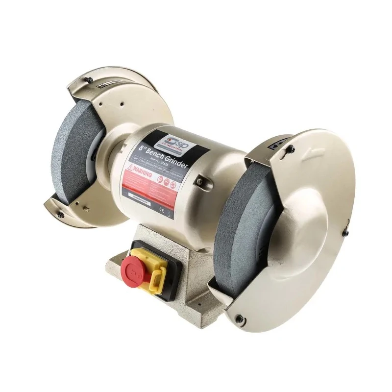 SIP Professional Bench Grinder 203.2 mm Wheel Diameter 230V 550W Motor Power Model 7628