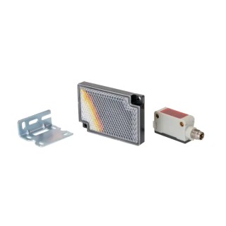 RS PRO Polarised Retro Reflection Photoelectric Sensor Block Style 3 m Detection Range PNP NO/NC Output IP67 IP67