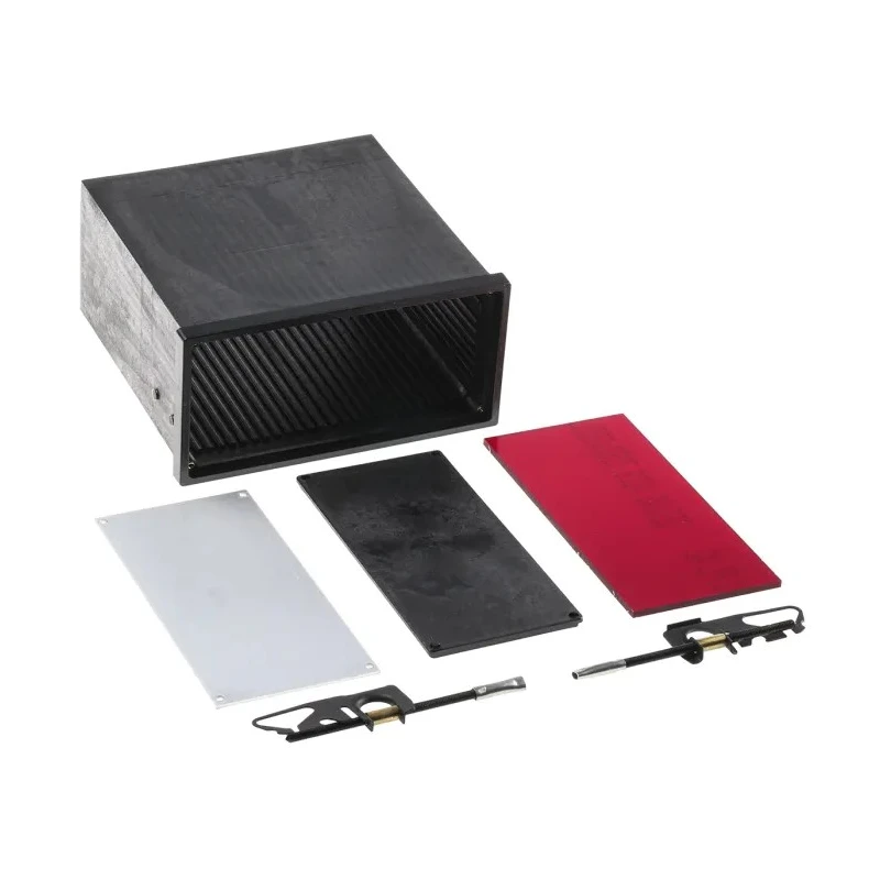RS PRO Black Flame Retardant Glass Fibre Reinforced Noryl Instrument Case 72 mm x 138 mm x 144 mm 500-033
