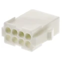 TE Connectivity MATE-N-LOK Wire to Wire Connector Panel 8 Crimp Nylon Housing 600V AC 9A 794941-1