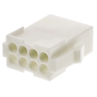 TE Connectivity MATE-N-LOK Wire to Wire Connector Panel 8 Crimp Nylon Housing 600V AC 9A 794941-1
