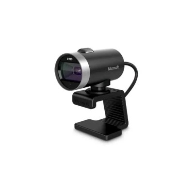 Microsoft USB 2.0 Webcam with 5 MP Effective Pixels, 1280 x 720 Pixel Resolution, 30 fps Frame Rate, 360° Field of 6CH-00002