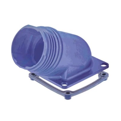 HARTING Heavy Duty Power Connector Bulkhead Housing IP67 Polypropylene Angled Connector Hood 09155130901
