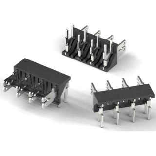 Wurth Elektronik WR-FAST Series Right Angle Through Hole PCB Header 8 Contacts 7.62 mm Pitch 30V 16A 1 Row 638307122008