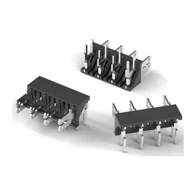 Wurth Elektronik WR-FAST Series Right Angle Through Hole PCB Header 8 Contacts 7.62 mm Pitch 30V 16A 1 Row 638307122008
