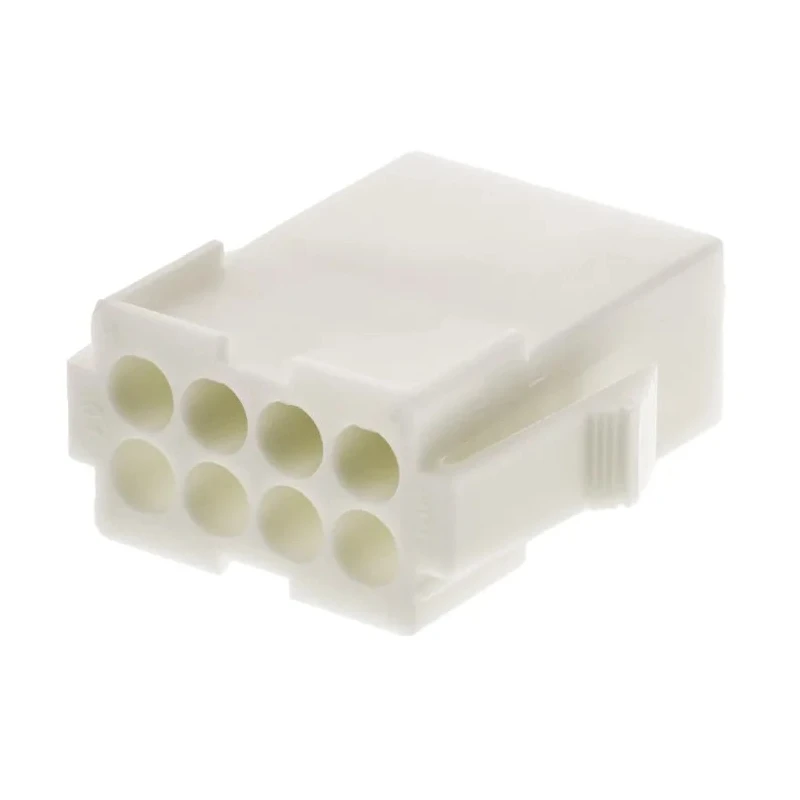 TE Connectivity MATE-N-LOK Wire to Wire Connector Panel Mount, Female Connector, 8 Pole Format, 600V ac, 9A, Nylon 794941-1
