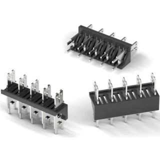 Wurth Elektronik WR-FAST Series Vertical Through Hole PCB Header, 4 Contacts, 5.08 mm Pitch, Shrouded 638207222004