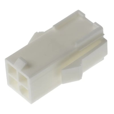 TE Connectivity Mini-Universal MATE-N-LOK Wire to Wire Connector Cable 4 Pole 600V ac 9A 794939-1