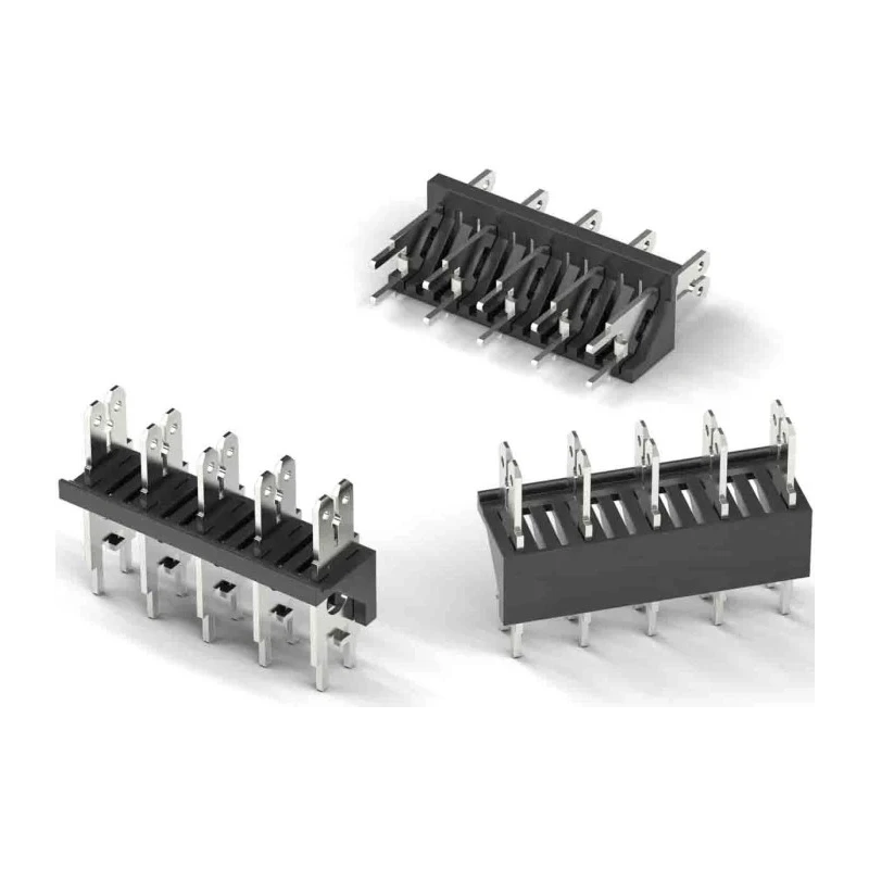 Wurth Elektronik WR-FAST Series Vertical Through Hole PCB Header 7 Contacts 5.08 mm Pitch 1 Row Shrouded 638207222007