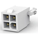 TE Connectivity Mini-Universal MATE-N-LOK Series Straight Through Hole PCB Header 4 Contact 4.14 mm Pitch 2 Row 1-770174-1