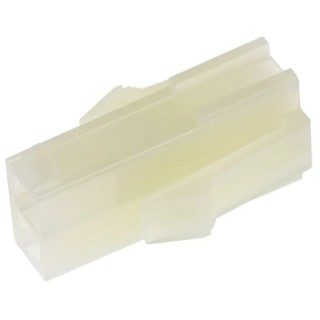 TE Connectivity MATE-N-LOK Wire to Wire Connector Panel Mount 2 Pole 9.5A 600V AC/DC Nylon Housing 172328-1