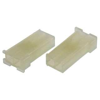 TE Connectivity MATE-N-LOK Wire to Wire Connector Cable 2 Pole 600V AC 9.5A Nylon Housing Female Connector 172343-1
