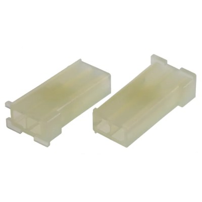 TE Connectivity MATE-N-LOK Wire to Wire Connector Cable 2 Pole 600V AC 9.5A Nylon Housing Female Connector 172343-1