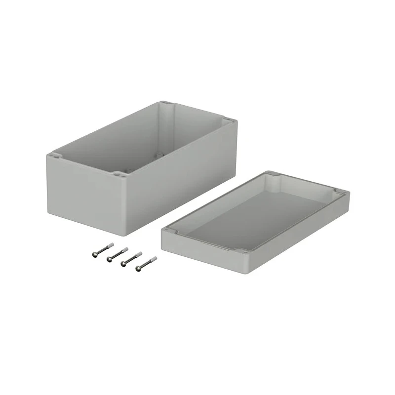 Bopla Flanged Euromas Series Grey Grey Lid ABS Enclosure IP66 100.5 mm x 240.5 mm x 120 mm 03242000